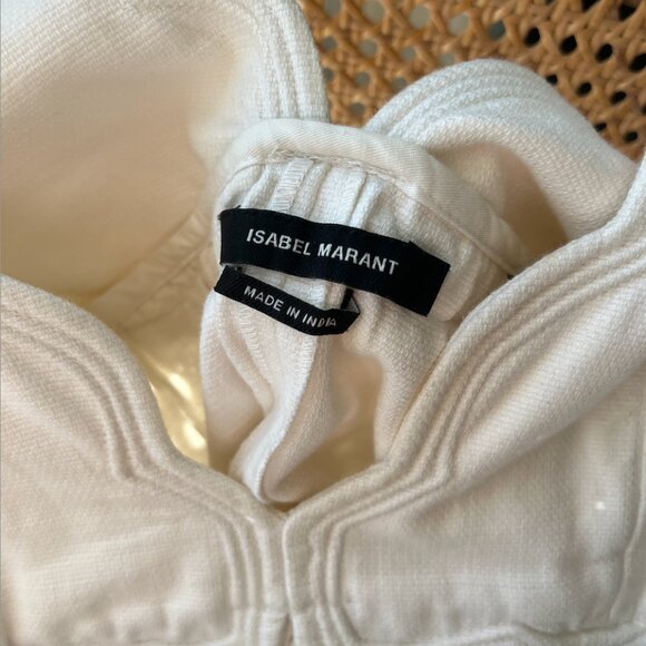 Isabel Marant White Denim Dress - Picture 4 of 5